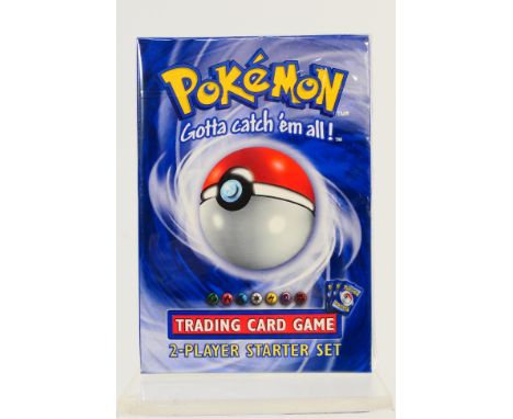 POKEMON - NINTENDO - WOTC - Pokemon trading cards - 2-player Starter set with First Edition Holographic Machamp, reverse stat