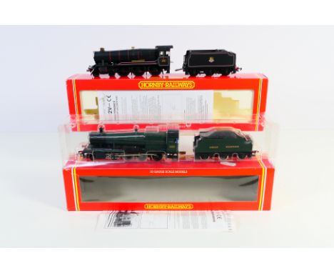  HORNBY - two boxed 00 gauge Hornby models comprising R.532 GWR Locomotive 2800 Class 2-8-0 and R2097 BR 4-6-0 County Class L