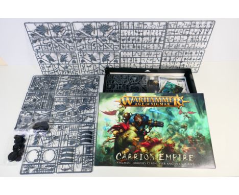Warhammer - A boxed Warhammer 'Age of Sigmar - Carrion Empire' set. The set contains parts on sprues, rules and ephemera (whi