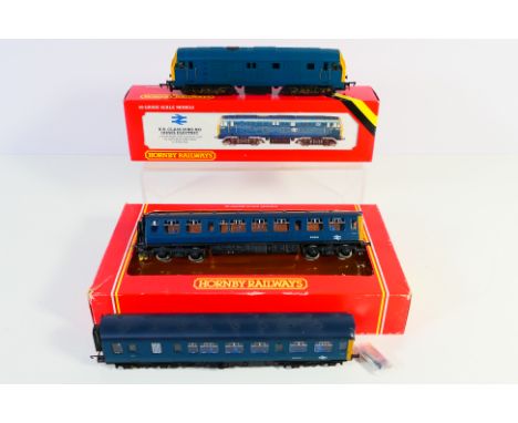 HORNBY - two boxed 00 gauge Hornby models comprising R.084 BR Class 29 Bo-Bo Diesel Electric - Blue and R.267 BR 2-Car DMU Cl