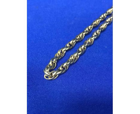 ORNATE CHAIN LINK NECKLACEformed by oval links, approximately 150cm long, gold plated