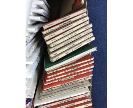 LOT OF ORDNANCE SURVEY MAPS