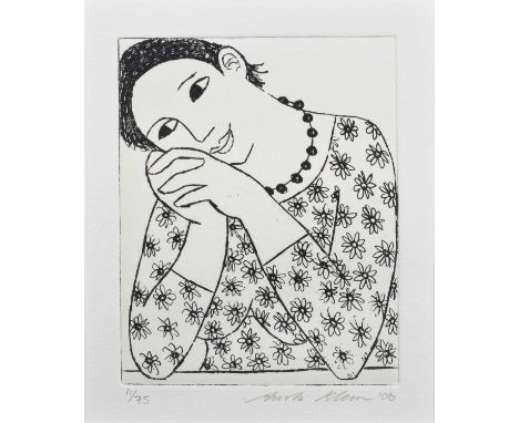 Anita Klein (Australian 1960-) "Remembering" Signed, dated '06 and numbered 11/75 in pencil in the margin, etching.plate size