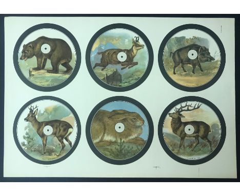 GERMAN VINTAGE SHOOTING TARGET PLATE - SMALL