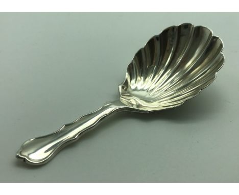 HALLMARKED SILVER TEA CADDY SPOON 1916