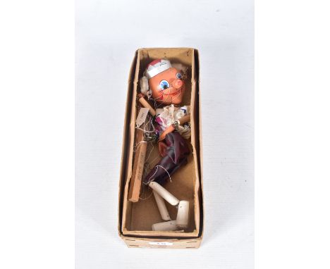 A BOXED PELHAM PUPPET SM KING, playworn condition but appears complete, some wear to the clothing, will require untangling, i