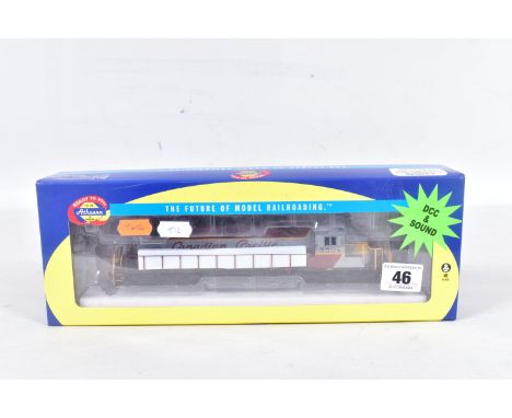 A BOXED ATHEARN HO GAUGE CANADIAN PACIFIC G.M. EMD SD40 SWITCHER LOCOMOTIVE, No.ATH98863, No.5508, maroon and grey livery, ap