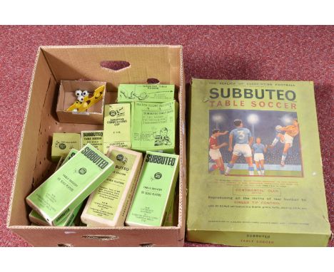 A COLLECTION OF ASSORTED BOXED SUBBUTEO ITEMS, to include assorted heavyweight teams to include No.3 and No.18 in boxes with 