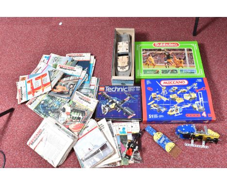 A BOXED VICTORY INDUSTRIES BATTERY POWERED VOSPER RAF CRASH TENDER, not tested, appears incomplete, box is damaged, also incl
