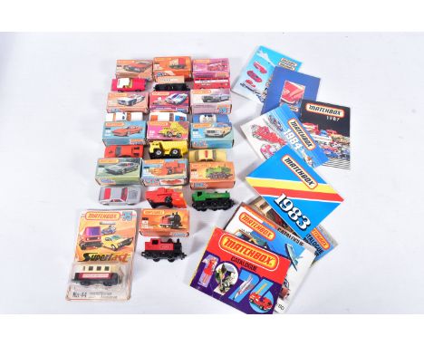 A QUANTITY OF BOXED MATCHBOX 1-75 SERIES SUPERFAST DIECAST VEHICLES, No.6 (type L picture box), No.8, No.10, No.17, No.25, No