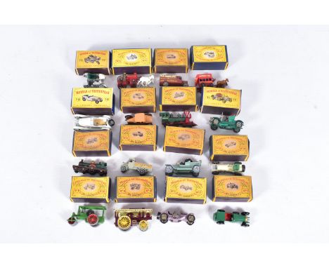 A COLLECTION OF BOXED MATCHBOX MODELS OF YESTERYEAR, all are early issues, to include 1905 Shand-Mason Fire Engine, No.Y-4, K