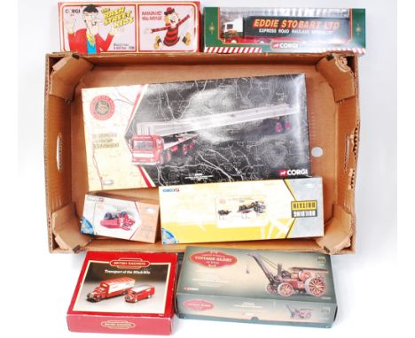 Corgi Toys Modern Issue Diecast Group, 7 boxed examples, to include Fowler B6 Crane Engine, BR Transport of the 50s/60s Boxed