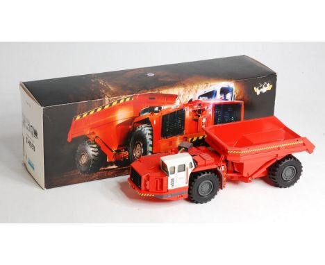 Conrad No.2729/0 1/50th scale model of a Sandvik TH550 Underground Mining Dump Truck, in the original box (NM-BNM)