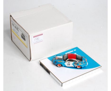 Heco Modelles, 1/43rd scale resin factory hand built model of a Alpine 1800 Monte Carlo 1975, very rare example, limited edit