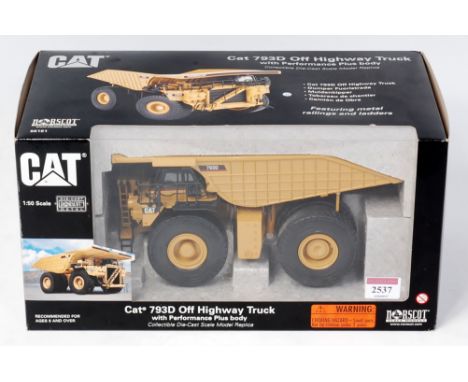 Norscot 1/50th scale No.55151 CAT 793 Dump Truck with Performance Plus Body, rare example, in the original window box (NMM-BV