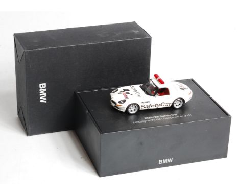 Sammler Model by Minichamps 1/43rd scale factory hand built model of a BMW Z8 Safety Car 2001, in the original BMW Presentati