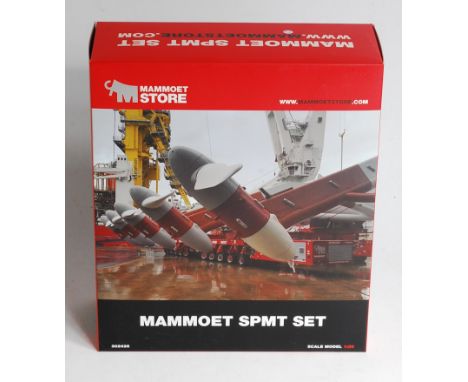 IMC Models, No.410098 1/50th scale model of a Mammoet Scheuerle SPMT Set, appears as issued, in the original box (M-BNM)