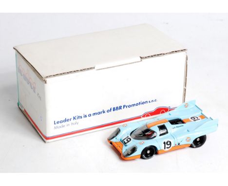 BBR Leader Kits, 1/43rd scale resin factory hand built model of a Porsche 917K GULF 1971 Le Mans, Model Number CLK10E, in the