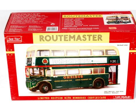 Sun Star No.2907 1/24th scale Limited Edition Routemaster RM 2191 - CUV 191C "Shillibeer - Watneys", limited edition example 