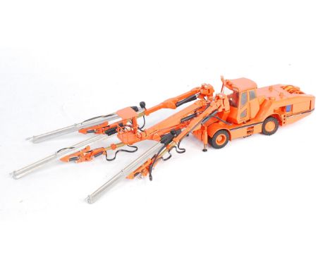 Chris Mueller Models (CMM of Germany) 1/50th scale factory hand built model of a Tamrock (Sandvik) Axera T underground mining