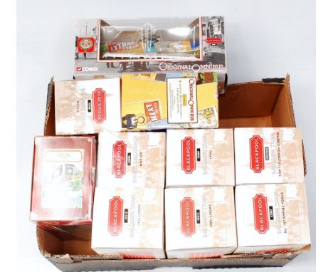 Corgi, Tramlines and Original Omnibus 1/76th scale Tram diecast group, 10 examples, to include 43507 No.707 Empire Pools Ball
