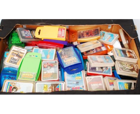 Tray of various Top Trumps Cards, to include Spacecraft, Lord of the Rings, Aeroplanes and others