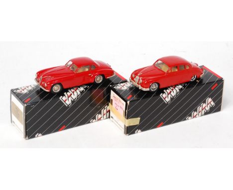 Western Models 1/43rd scale white metal group, 2 models to include WMS 54, 1950 Alfa Romeo Villa D'Este Coupe, red body (NMM-