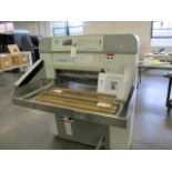 2004 BaumCut 26.4 Programmable Hydraulic Paper Cutter Model 66 s/n 7401115 with extra set of blades
