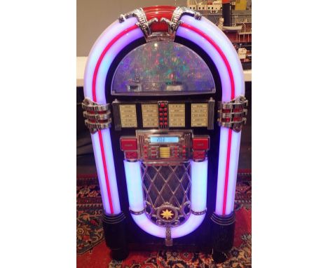 Electric Baby jukebox 1884  ten CD cassette and radio playing free standing retro style