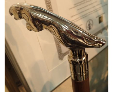 Jaguar handle walking stick
