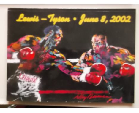 Programme and ticket for this WBF, IBF &amp; IBO world heavyweight title fight in Memphis