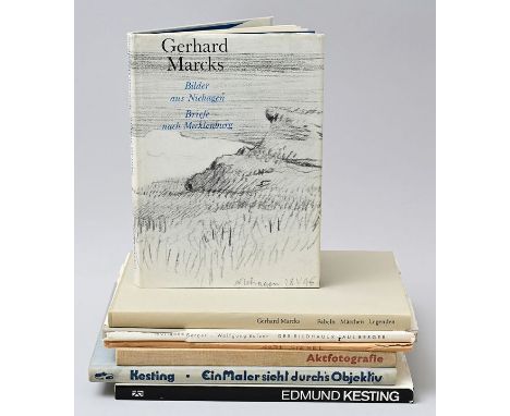 7 Titel Künstler 20. Jh.Gerhard Marcks: Fabeln Märchen Legenden. Holzschnitte zu Äsop/ Prophet Jona/ Philipp Otto Runge, Phil