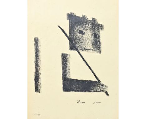 Press, Friedrich (1904 Ascheberg, Westfalen - 1990 Dresden)"Ecce Homo". Lithografie auf Pergamentpapier, 1980. Nach einer Zei