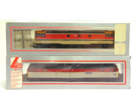 [OO GAUGE]. TWO B.R. DIESEL LOCOMOTIVES  comprising a Lima No.204823, B.R. Technical Services Class 47 co-co diesel locomotiv