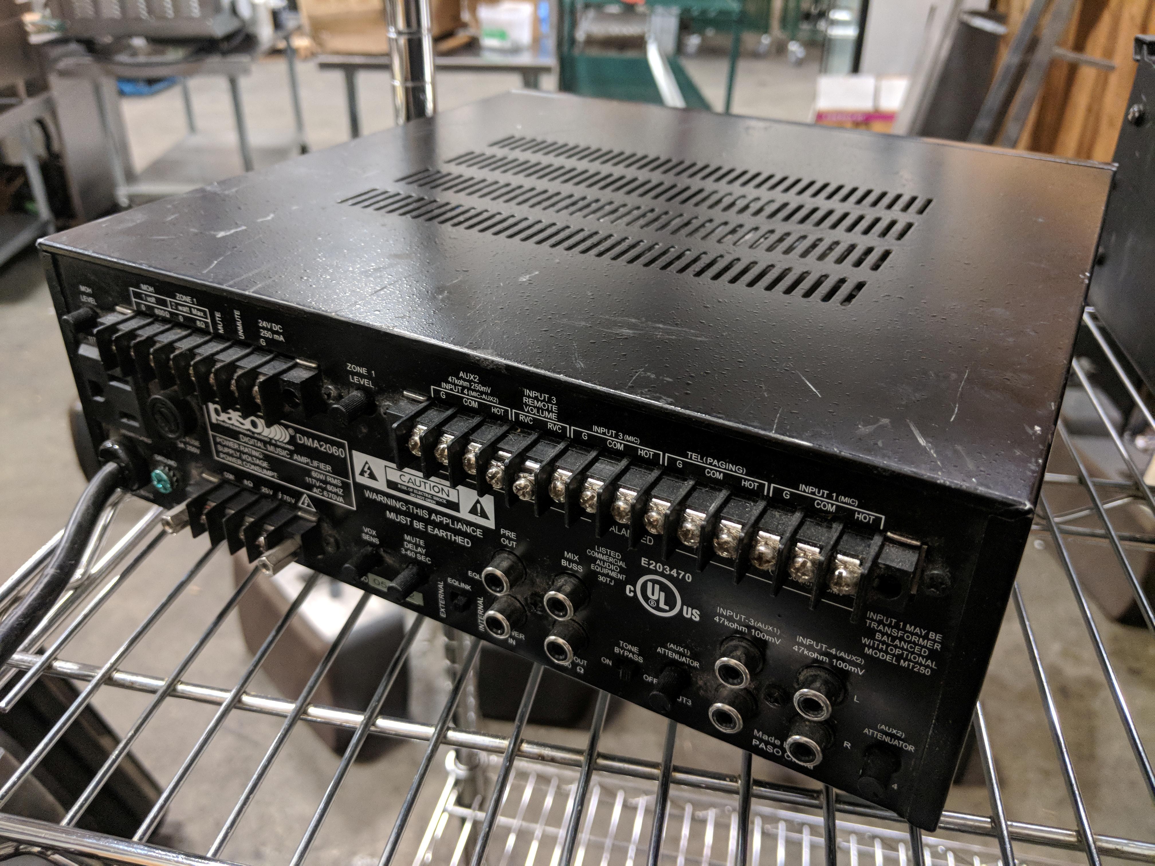 Paso Sound DMA Compact Amplifier,Used, From Working Location, Location S1