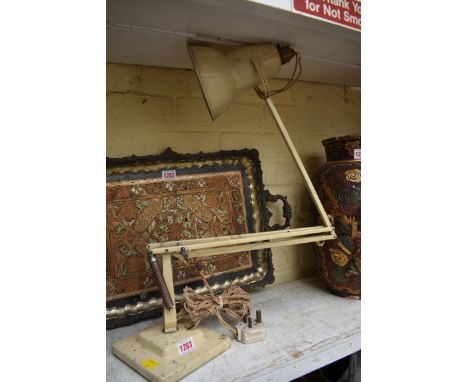 A vintage Herbert Terry anglepoise lamp. 