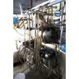 (6) Evolution X Milking Cup Clusters w/ DeLavat Monitoring Box