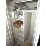 Metal Supply Cabinet w/ Contents