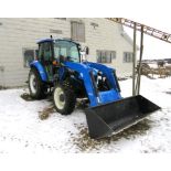 2020 New Holland Powerstar 75 Deluxe Cab 4WD Tractor, Loader