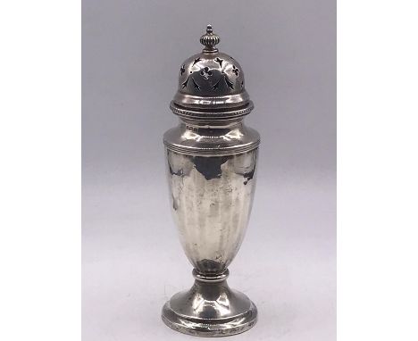 A Hallmarked silver sugar sifter