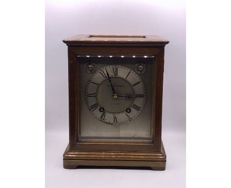 An Aird Thomson &amp; McKellar of Glasgow eight day mantle clock