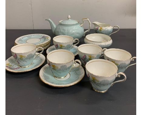 A part set of Aynsley "Wayside" tea service 