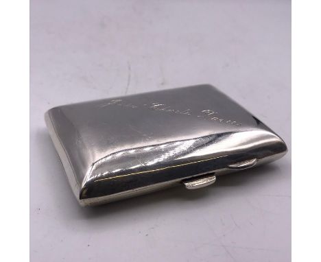 IS Greenberg &amp; Co Silver Cigarette case 1915-16 