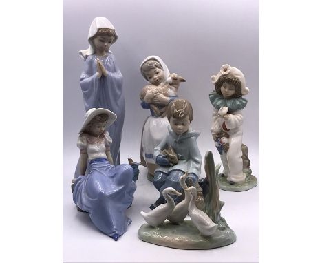 A Selection of Five Nao China figures