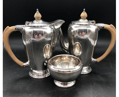 An Asprey Art Deco Tea Service