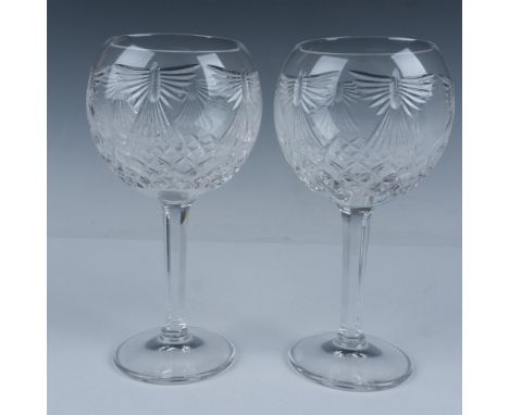 This pair of Waterford crystal Peace goblets from the Millennium Collection, A Toast to the Year 2000. Part of a special edit