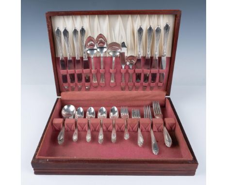 Large collection of various utensils consisting of: 1 butter knife (7.25"L x 0.75"W), 1 tablespoon (6"L x 1.5"W), 2 serving s