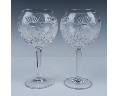 This pair of Waterford crystal Prosperity goblets from the Millennium Collection, A Toast to the Year 2000. Part of a special