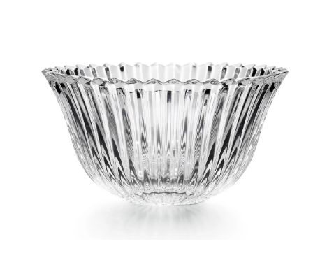 A stunning crystal bowl from the Mille Nuits collection, featuring a beautifully fluted design that adds elegance to any tabl