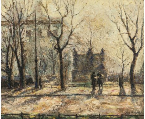 Otto Pippel1878 Lodz - 1960 München"Karlsplatz in München"R. u. signiert. Auf rücks. Etikett des Künstlers betitelt. Öl auf L